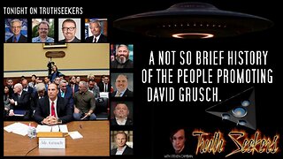 A not so brief history of the people promoting David Grusch