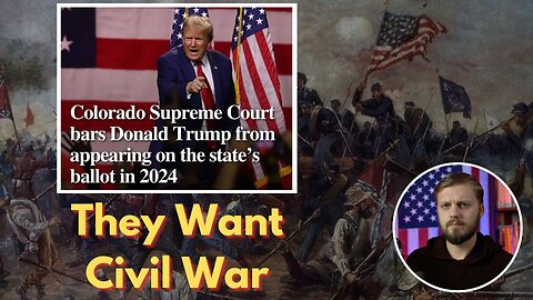 Trump's Off The Colorado Ballot - The Elites Want Civil War