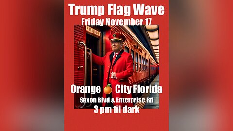 Trump Flag Wave