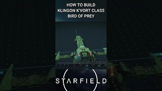 Build A Klingon Bird of Prey in Starfield