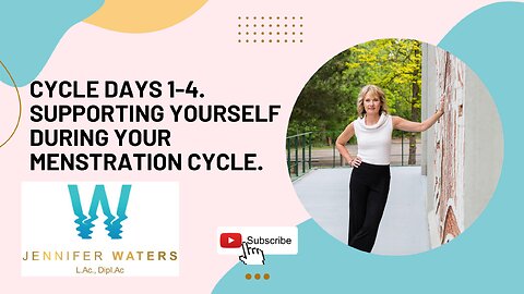 Cycle Days 1-4. Supporting Yourself During Your Menstration Cycle.