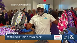 Miami Dolphins giving back to kids in Palm Beach County