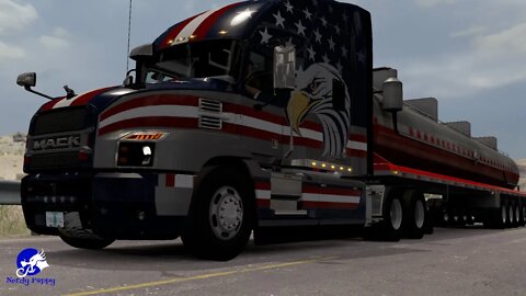 ATS - New Mack Anthem - Singing The National Anthem as I drive and showcase the truck.
