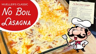 Classic NO-BOIL Lasagna - Old school recipe, uses REGULAR lasagna - Easy with ricotta, ground beef
