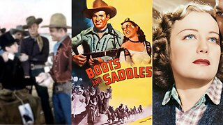 BOOTS AND SADDLES (1937) Gene Autry, Judith Allen & Smiley Burnette | Drama, Western | B&W