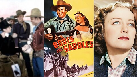 BOOTS AND SADDLES (1937) Gene Autry, Judith Allen & Smiley Burnette | Drama, Western | B&W