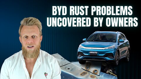 BYD Atto 3's discovered with worrying rust issues