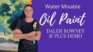 Are Water Mixable OILS Any Good? Full Test (Daler Rowney Georgian)