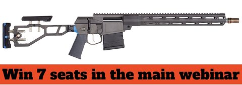 Q LLC THE FIX .308 WIN BOLT ACTION RIFLE MINI #1 for 7 seats in the main webinar