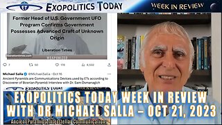 Week in Review (10/21/23): Space Force Comprehensive Strategy Document Released, Human-Looking ET’s Mostly Benevolent, Ancient Pyramids are Interstellar Communication Devices, and More! | Michael Salla, "Exopolitcs Today".