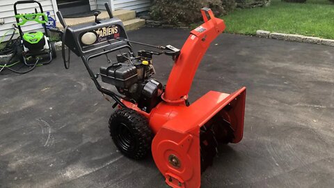 Ariens 824 Snow Blower Build P3: HOW TO FIX LOOSE STARTER TECUMSEH & Royal Purple Synthetic Oil