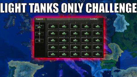 LIGHT TANKS ONLY IS OP IN HOI4