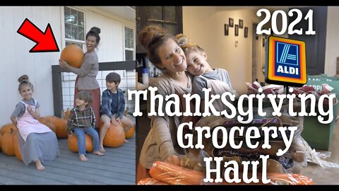 2021 Aldi Thanksgiving Grocery Haul Stock Up | GIVE AWAY | Mega Pumpkin Haul