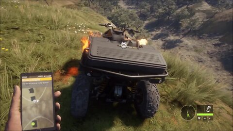 Kicking My Burning ATV Off The Edge Of A Cliff And Jumping After It - theHunter DLC - Let's Drive