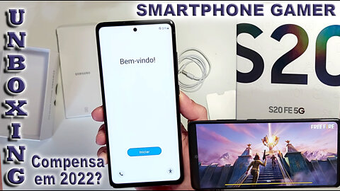 Celular Gamer Samsung Galaxy S20 FE 5G com Snapdragon - Unboxing e Teste