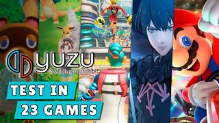 YUZU EMULATOR | TEST IN 23 GAMES | Core i5 9300H + GTX 1650 + 16 GB RAM