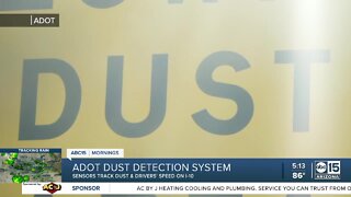 Dust detection system is working, ADOT data shows