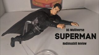 McFarlane Toy Black Suit SUPERMAN Zack Snyder Justice League 2021 DC Multiverse Action Figure Review