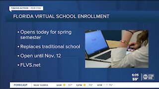 Florida Virtual School full-time enrollment opens mid-year Monday for K-12