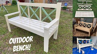 How To Build a Outdoor Bench