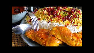 Iranian Barberry Rice With Chicken