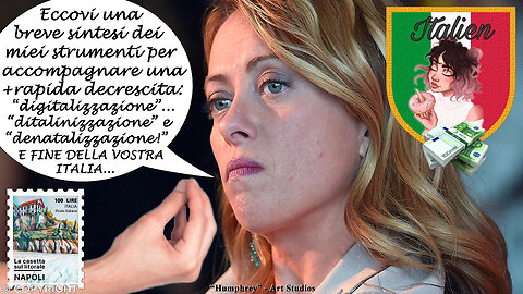 (6 AGOSTO 2023) - NICOLA FRANZONI: “IL GOVERNO MELONI STA CERCANDO DI PORTARE A TERMINE IL PIANO PER SVENDERE L'ITALIA E GLI ITALIANI, MA FALLIRÀ INESORABILMENTE!!”🇮🇹🎯🥁