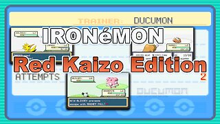 Pokemon IRONéMON Red Kaizo Edition - GBA Hack ROM but it's so fun. You should play it!