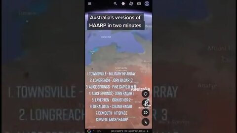 Australia’s versions of HAARP in 2 minutes