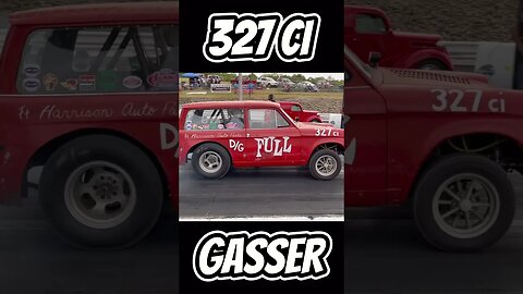 327 Cubic Inch Mini Gasser Burnout #shorts