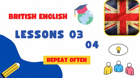 Learn English Lesson 03 and 04 - Stage 01