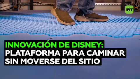 Tecnología de Disney permite caminar en todas las direcciones sin desplazarse del lugar