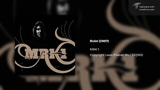 MRK 1 - Ruler (Planet Mu | ZIQ169) [Deep Dubstep]