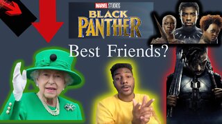 Black Panther and Queen Elizabeth(RIP)