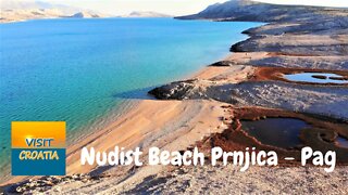 Nudist Beach Prnjica On The Island Of Pag In Croatia