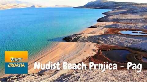 Nudist Beach Prnjica On The Island Of Pag In Croatia
