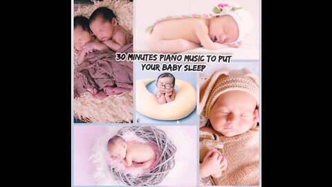 Relaxing piano lullaby for babies