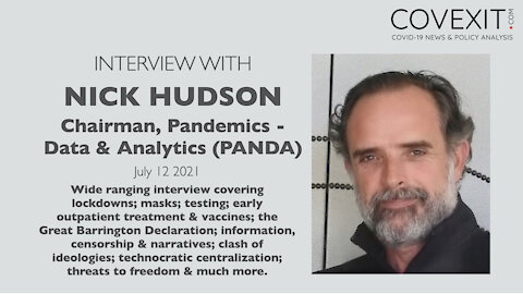 Nick Hudson from Pandemics Data & Analytics (PANDA)
