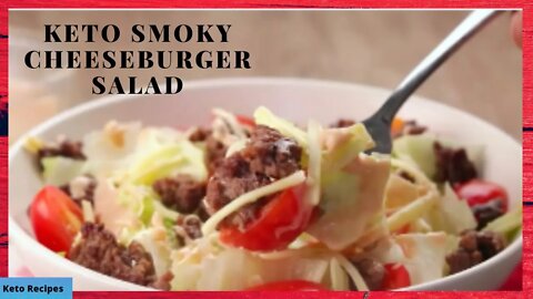 Keto Smoky Cheeseburger Salad