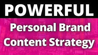 POWERFUL Personal Brand Content Strategy We Use At Fabiulous.com