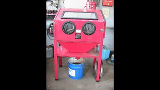 Duckin' the Fog, Episode 23, Sandblasting cabinet 220L. assembly required
