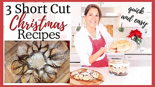 3 Super Easy Shortcut Appetizers for Christmas Entertaining!