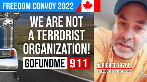 We Are Not A Terrorist Organization : Freedom Trucker Convoy 2022 : @bigred19755 : CNP1
