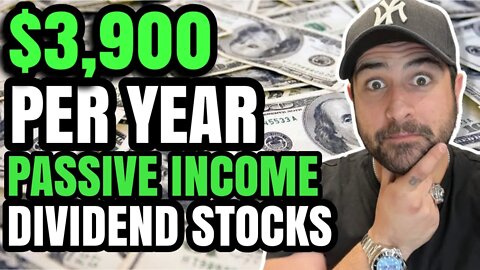 🤑 $3,900 PER YEAR PASSIVE INCOME | DIVIDEND STOCKS SPHD, VYM, QYLD, RYLD, XYLD, CLM | CASHFLOW 🤑