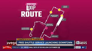 Free shuttle service kicks off in Downtown Las Vegas