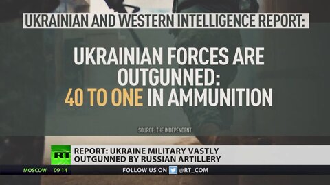Ukranian Forces Are Outgunned 40 To One