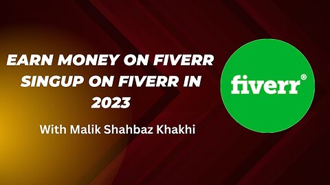 how to create fiverr account