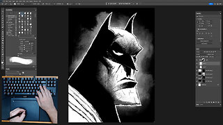 Drawinga Batman Caricature - Time Lapse