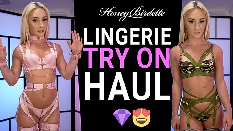 Honey Birdette - First Ever Lingerie Try on Haul (2022)