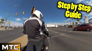How to Ride a Motorcycle in City Traffic / Motorcycle Training Concepts
