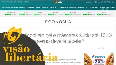 Por favor, aumentem o preço do alcool gel! | Visão Libertária